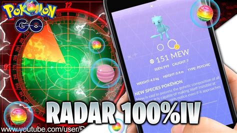 pokemon go radar 100 iv