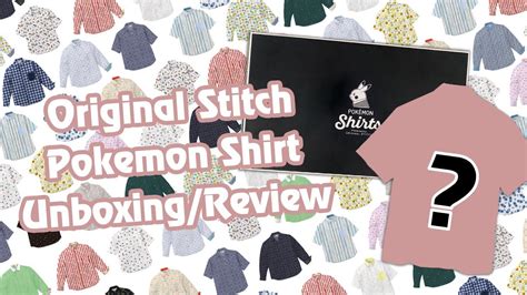 pokemon shirts original stitch review