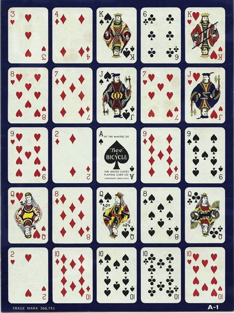 7 Best Images of Printable Playing Card Games Animation Free