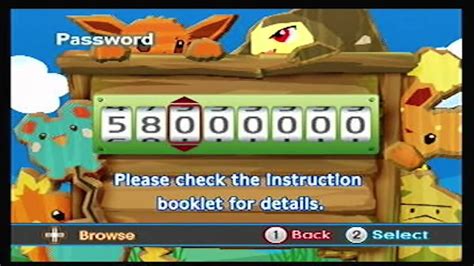 PokePark Wii La grande avventura di Pikachu Parte 26 Password e