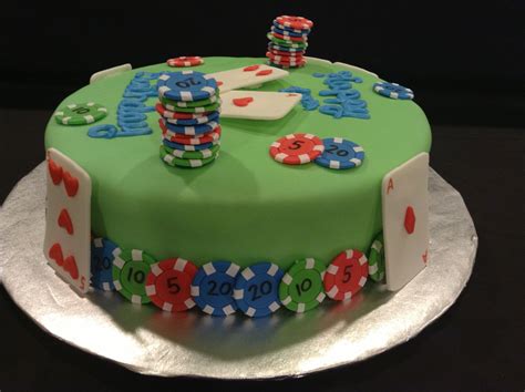 Poker Chip Cake