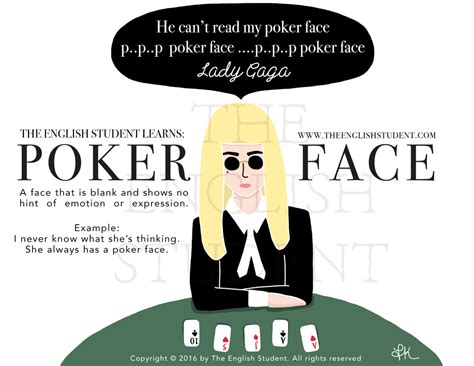 poker face meaning