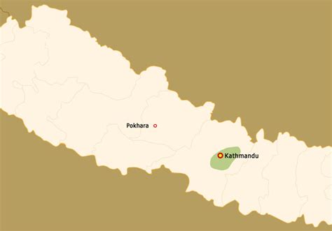 pokhara in map of nepal