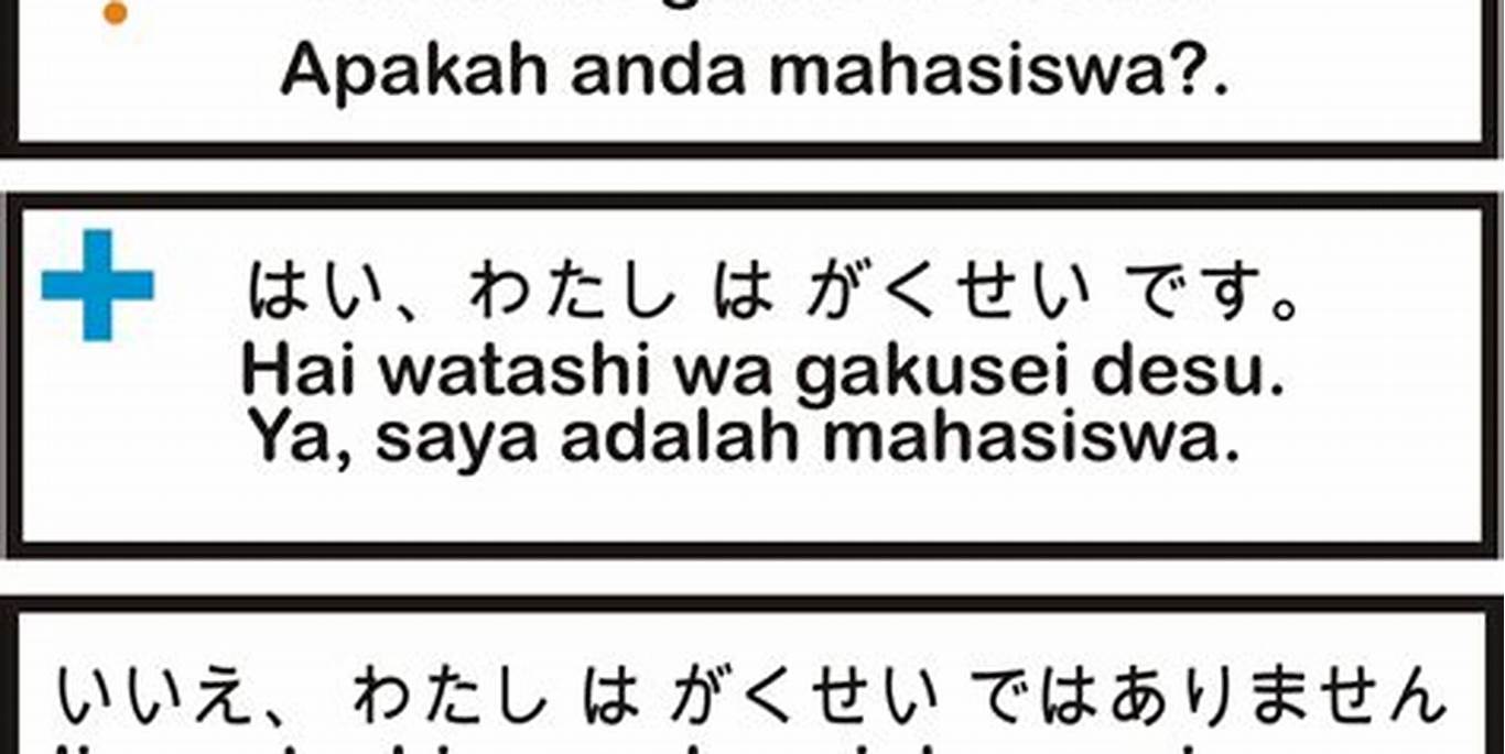 Pola Kalimat Bahasa Jepang