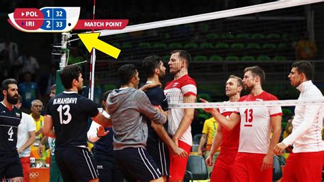 Volleyball Battle Poland vs Iran Crazy Moments (HD) YouTube
