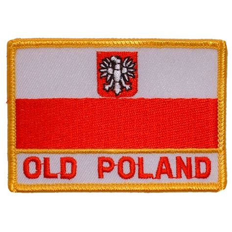 poland flag patch sticker