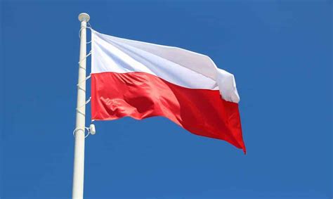 poland flags red and white