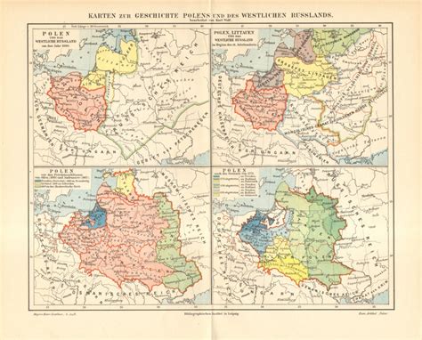 poland map 1905