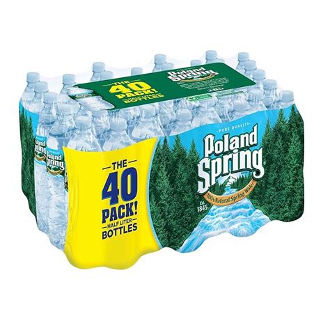 poland spring bottled water 40 count
