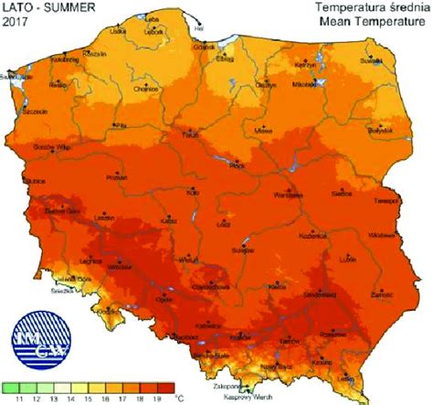 poland weather in august