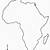 polar bear printable outline map of africa
