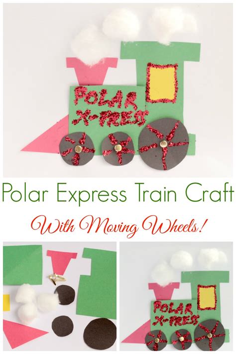 Christmas Polar Express Train Wooden Toy Ornaments Decoration Crafts