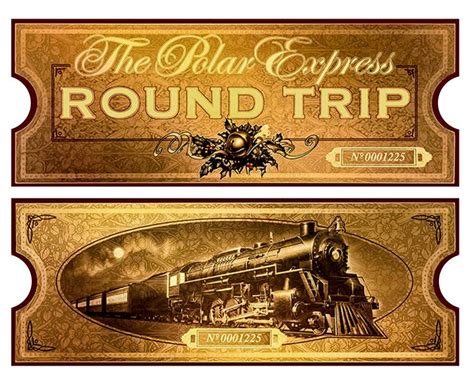 Polar Express Tickets Instant Download PDF File School Etsy in 2021