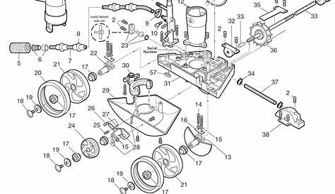 Polaris OEM Factory Rebuild Kit for 280 Pool Cleaner A-48 A48