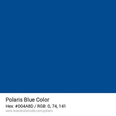 Polaris Blue Color Code