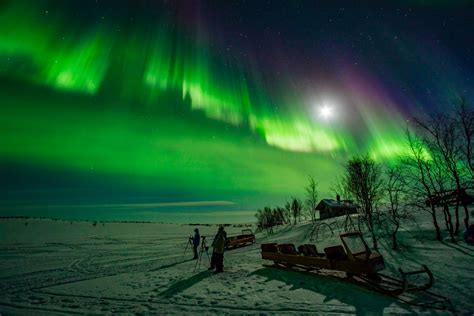 polarlichter in finnland sehen