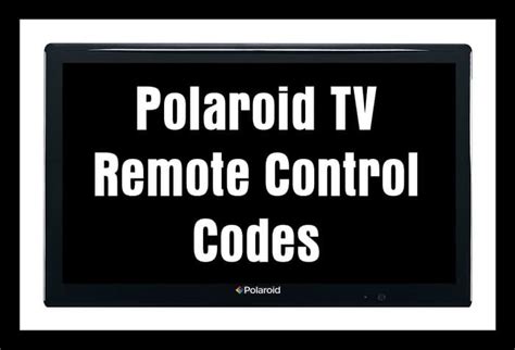 Polaroid P24D300 Series 3 Tv Remote Control
