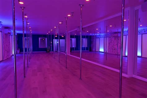 Inside Pole Dancing Studio