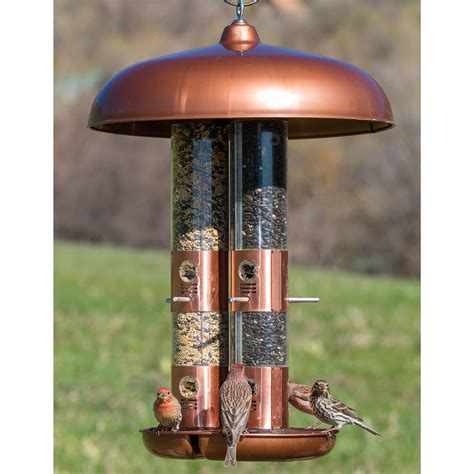 pole mounted bird feeders