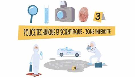 Police Scientifique Des Gens 3d Blancs Illustration Stock