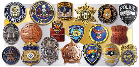 police and sheriff badges