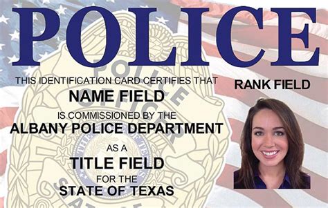 police and sheriff id cards