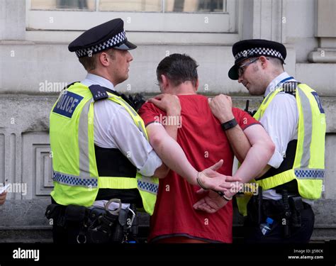 police arrest man stock