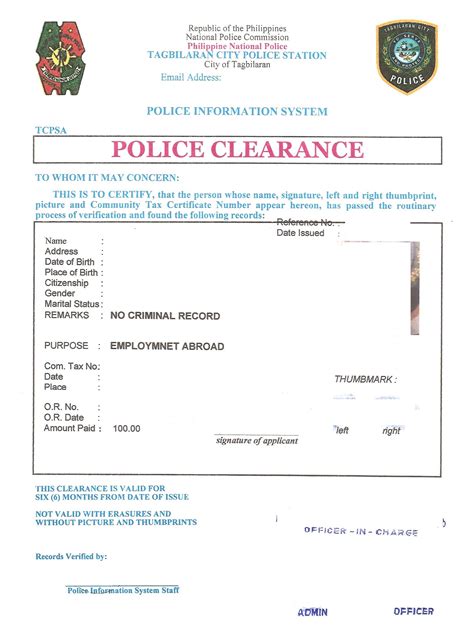 police clearance online iloilo