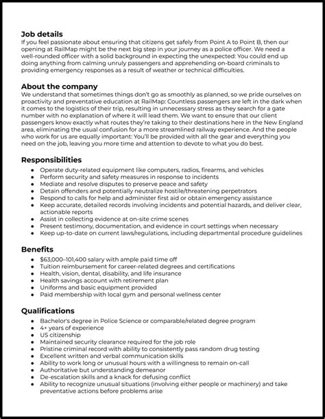 police force description