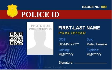 police id card download