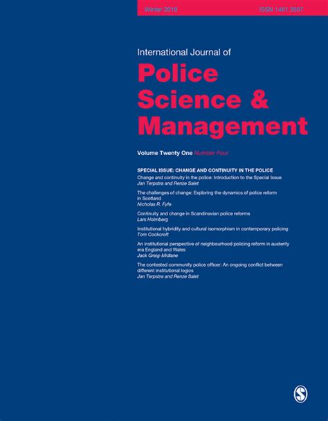 police science and management