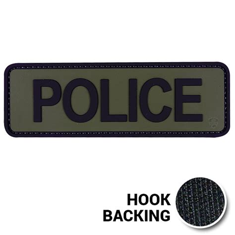 Police Velcro Name Patch