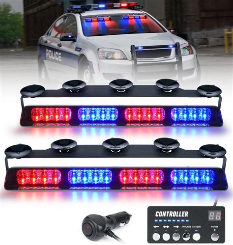 Police Windshield Mounted Lights