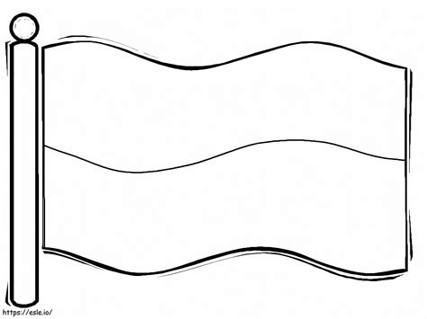 Polish Flag Coloring Page