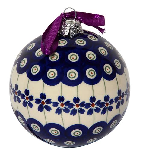 polish pottery christmas ornaments