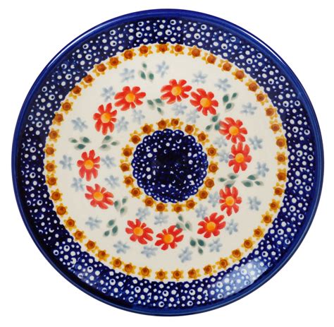 polish pottery dessert plates