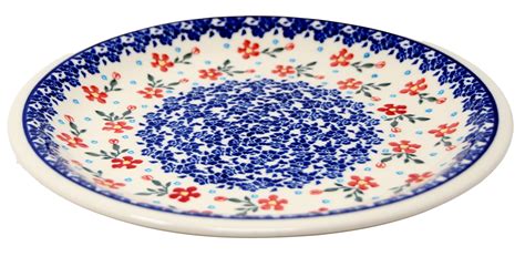 polish pottery dinner plate