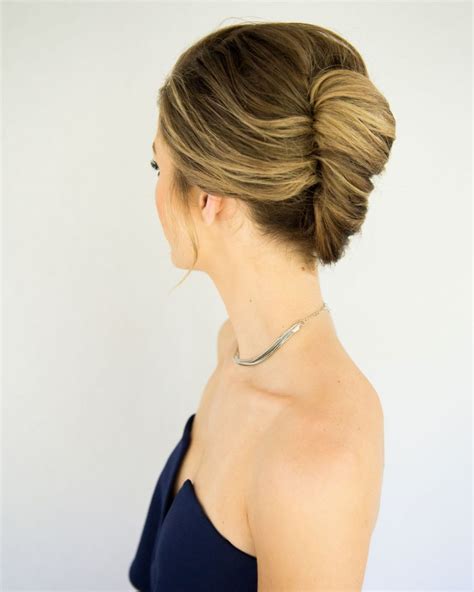 The Polished French Twist easy hair styles for work