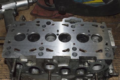 Polished Head Engine