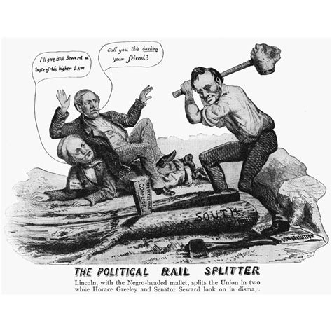 political cartoon 1860 election