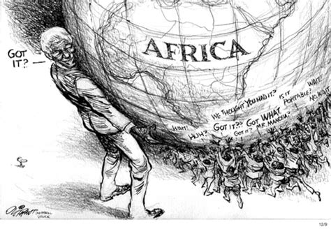 political cartoon cutting up africa