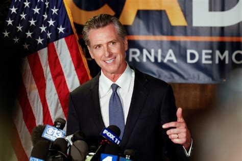 political party of gavin newsom