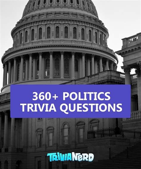 political trivia questions and answers