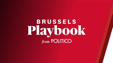 politico europe brussels playbook