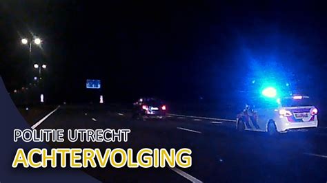 politie achtervolging vandaag utrecht