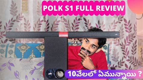 Polk Audio Signa S1 Barre de son sans fil 5.1 pour TV Noir