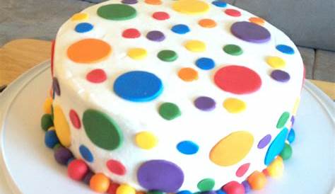 Polka Dot Birthday Cake Designs Sweet
