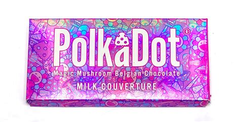 polka dot belgian chocolate