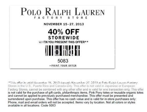 Get Ready For Big Savings With Polo Ralph Lauren Coupons!