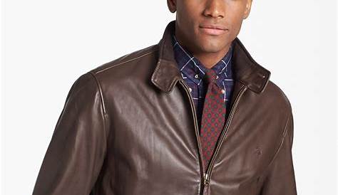 Polo Ralph Lauren Leather Zip Jacket Men - Bloomingdale's | Ralph